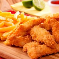 Peito de Frango com Fritas (400gr)