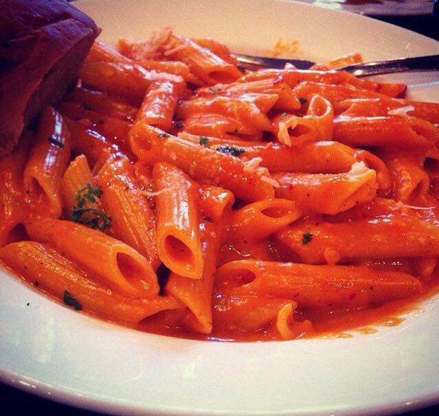 Penne com Salmao